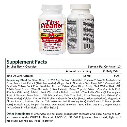 Century Systems The Cleaner Detox, Powerful 7-Day Complete Internal