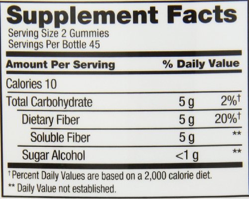 Vitafusion Fiber Well Sugar Free Fiber Supplement, Peach, Strawberry And Blackberry