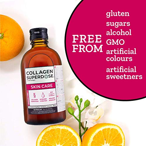 Collagen Superdose Skincare by Gold Collagen | Patented Liquid Collagen Peptides Supplement