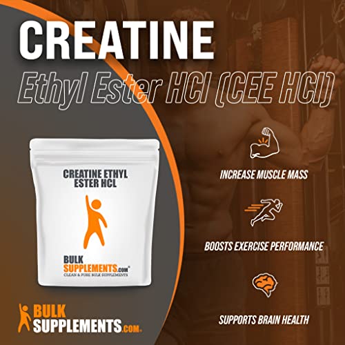 BULKSUPPLEMENTS.COM Creatine Ethyl Ester HCl Powder - Creatine Pre Workout Powder