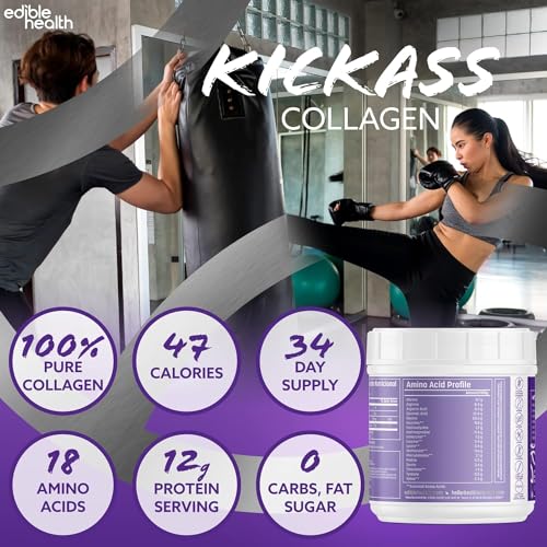 Premium Collagen Powder. Types 1 and 3, Protein Peptides, 18 Amino Acids. 400g.