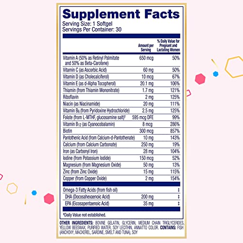 Enfamil Enfamom Prenatal Vitamin & Mineral, Supplement for Women with Calcium, Vitamin D, Vitamin C