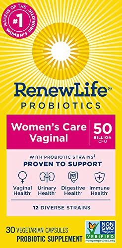 Renew Life Women's Probiotic Capsules, 50 Billion CFU Guaranteed, Supports pH Balance