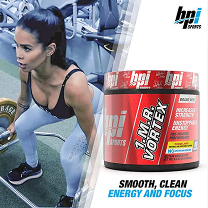 BPI Sports 1.M.R Vortex Pre Workout Powder, Non Habit Forming, Sustained Energy & Nitric