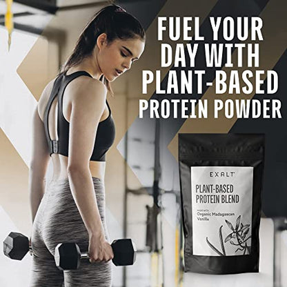 EXALT Vegan Protein Powder - 100% Plant-Based – Gluten Free - Keto Friendly