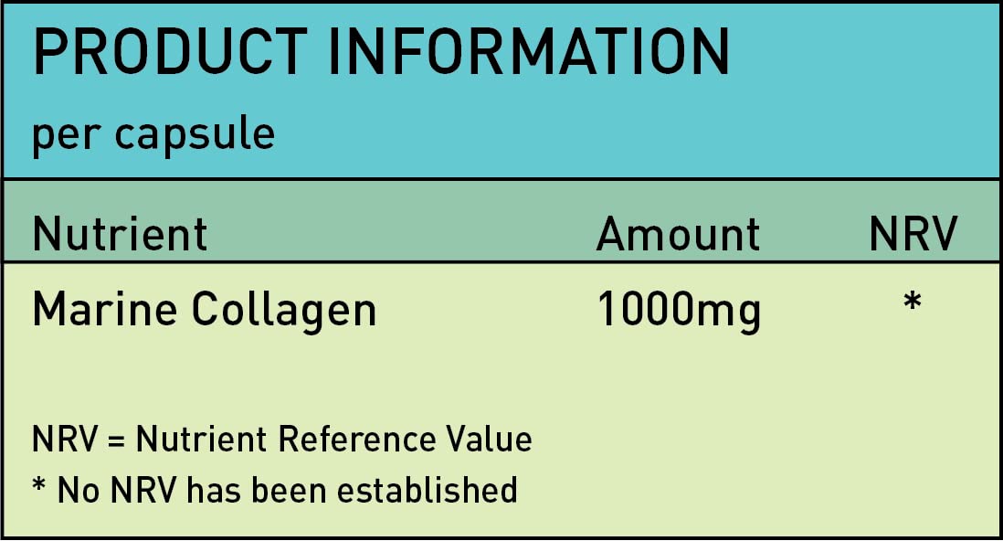 Nutrivolv Collagen Marine (1000mg) Supplement for Skin , Anti Ageing