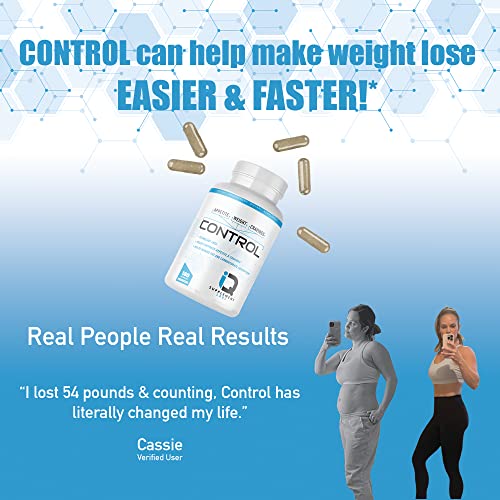 Control-Appetite Suppressant | Hunger Suppression, Fat & Carb Blocker, Reduce Cravings