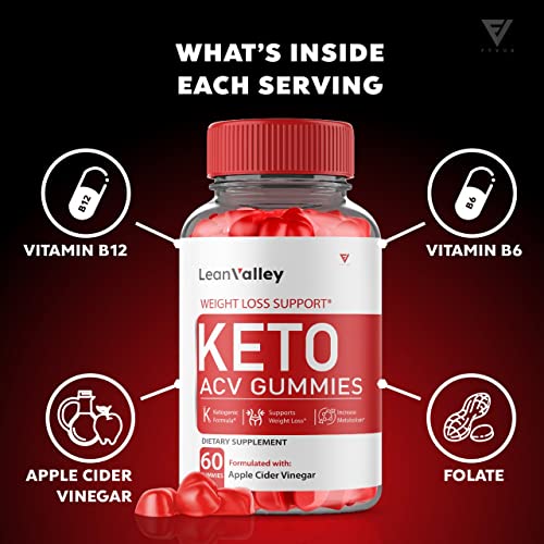 (2 Pack) Lean Valley Keto ACV Gummies Advanced Weight Loss Formula - Lean Valley