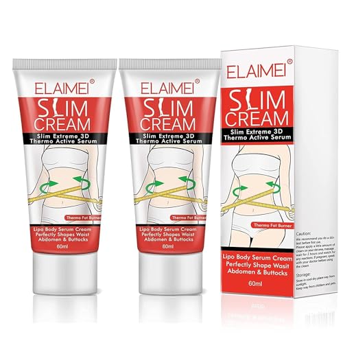 Hot Cream 2 Pack, Slimming Hot Cream for Belly Burns Fat, Slimming Cream Fat Burning 