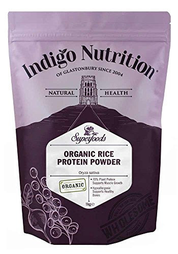 Indigo Herbs Organic Rice Protein Powder 1kg