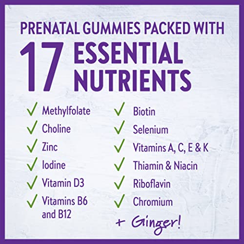 New Chapter Prenatal Multivitamin Gummies – 71% Less Sugar, Prenatal Gummies