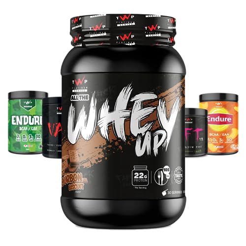 TWP Nutrition Platinum Series All The Whey Up Protein Powder Shake, 23g Whey Protein, Low Fat