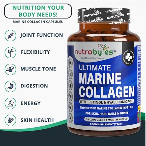 High Strength Marine Collagen with Hyaluronic Acid, Retinol and Vitamin C