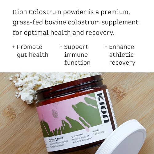 Kion Colostrum | Grass-Fed Bovine | Gut Health and Immune Support | 30 Servings