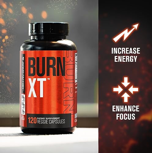 Jacked Factory Burn-XT Body Recomposition for Men & Women - Improve Focus