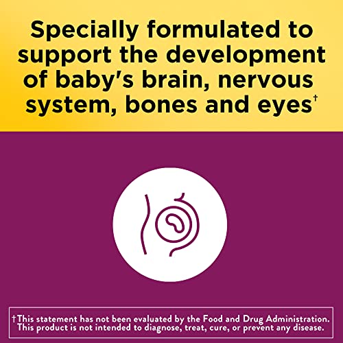 Nature Made Prenatal with Folic Acid + DHA, Prenatal Vitamin and Mineral Supplement