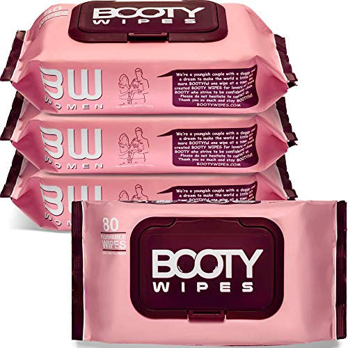 Booty Brand Wipes for Women - 320 Wipes for Adults | Premium Feminine - pH Balanced & Infused