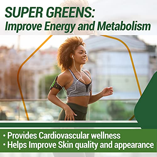 COUNTRY FARMS Super Greens Vegicaps, 32 Super Foods, Whole Food Supplement