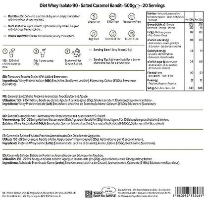 Protein Works - Diet Whey Protein Isolate 90 | Whey Isolate Protein Powder | Low Calorie Protein Shake