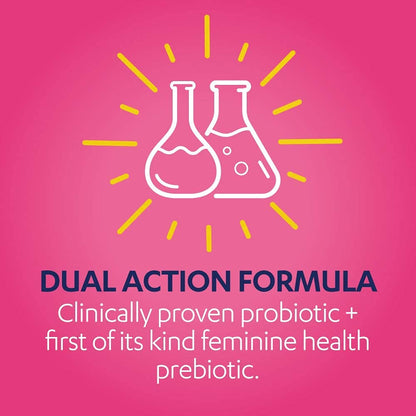 AZO Dual Protection | Urinary + Vaginal Support* | Prebiotic Plus Clinically Proven Women