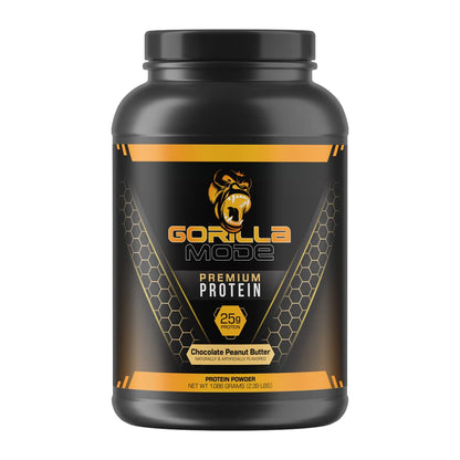 Gorilla Mode Premium Whey Protein - Chocolate Peanut Butter / 25 Grams of Whey 