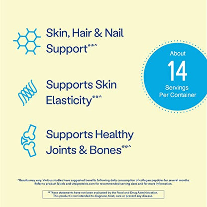 Vital Proteins Collagen Peptides Powder, Promotes Hair, Nail, Skin, Bone and Joint Health