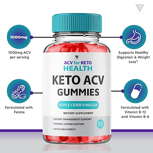 (2 Pack) ACV for Keto Health Gummies, ACV Keto Health ACV Advanced Weight Loss