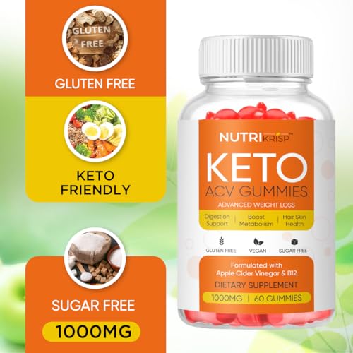 Keto ACV Gummy for Advanced Weight Loss & Rapid Belly Fat Burn - Sugar Gluten Free Pro