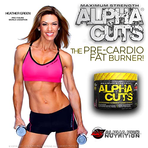 Alpha Pro Nutrition Alpha Cuts Fat Burner Thermogenic Men Women Pre Cardio Workout