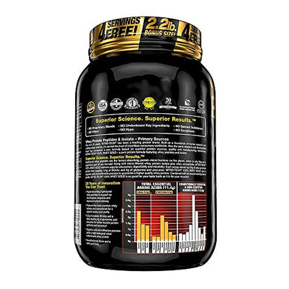 Whey Protein Powder - MuscleTech Nitro-Tech Whey Gold Protein Powder