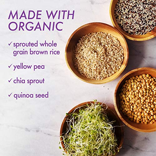 Bluebonnet Nutrition Organic Plant Protein - 18g Protein, 3.5g Fiber – Chia, Quinoa & More