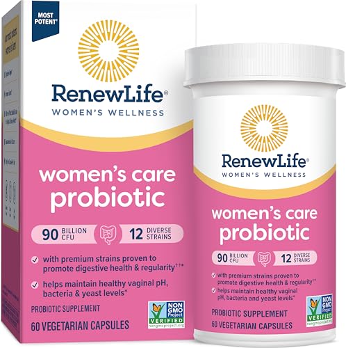 Renew Life Women's Probiotic Capsules, Supports pH Balance for Women, Vaginal