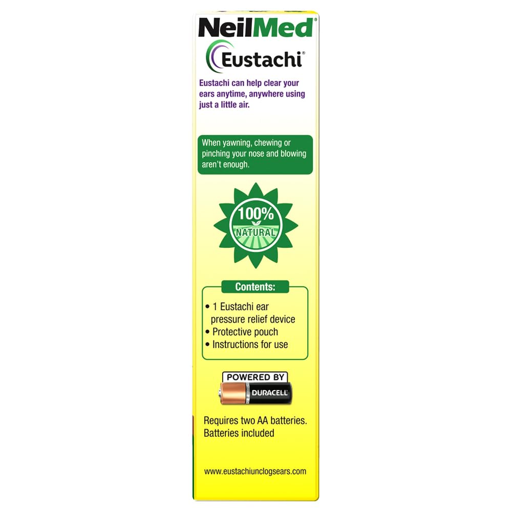 NeilMed Eustachi-Eustachian Tube Exercise-Pop Blocked Ears Safely. Helps Relieve Ear