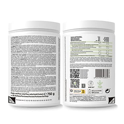 Weider Vegan Protein (750g) Vanilla Flavour. 23g Protein/dose, Pea Isolate (Pisane) & Rice Proteins