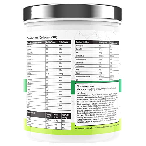 K-GEN™ Keto Greens Collagen Powder Superfood Micronutrient & Anti-oxidant Blend