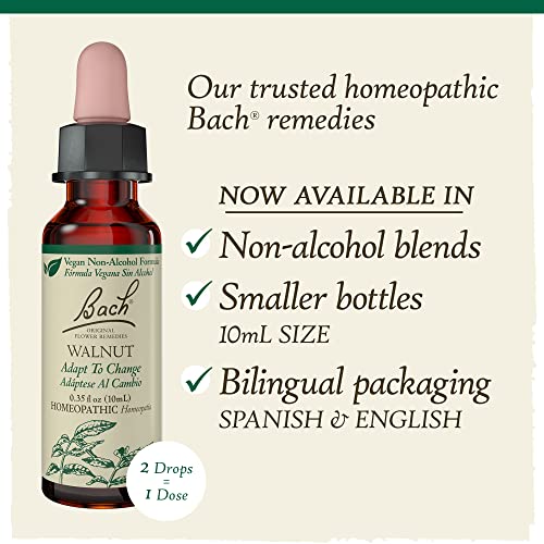 Bach Original Flower Remedies, Walnut for Adapting to Change (Non-Alcohol Formula)