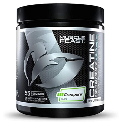 Muscle Feast Creapure Creatine Monohydrate Powder for Muscle Growth Nutritional