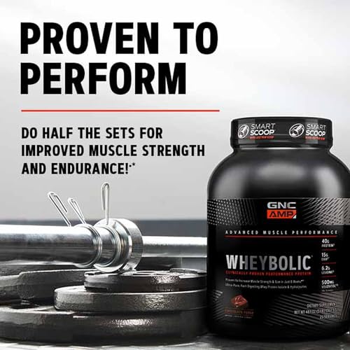 GNC AMP Wheybolic Protein Powder | Targeted Muscle Building and Workout Support