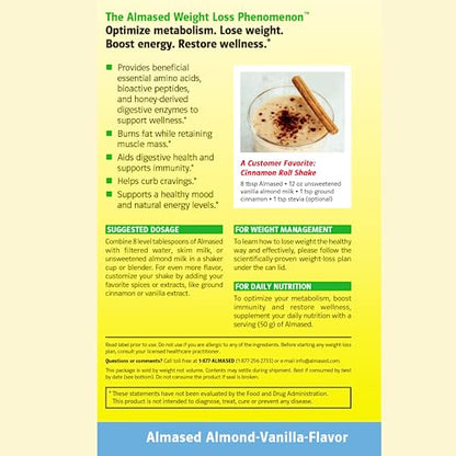 Almased Protein Powder for Weight Loss Kit for Men & Women, Natural Meal Replacement