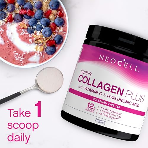 NeoCell Super Collagen Plus With Vitamin C and Hyaluronic Acid, For Skin Hydration