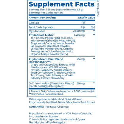 POWERLIFE Tony Horton - Foundation Phytonutrients - Myo-Inositol & D-Chiro-Inositol