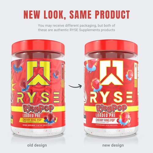 RYSE Up Supplements Loaded Pre Workout Powder Supplement for Men & Women