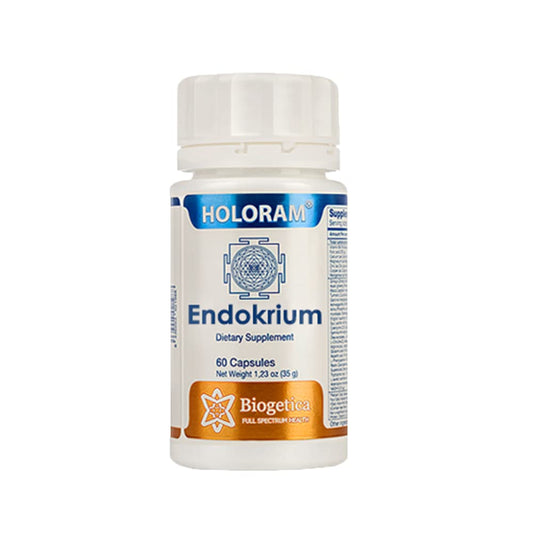 Biogetica Holoram Endokrium Supplement: 60 Capsules of 100% Vegan - Sage, Cimicifuga, Rosemary