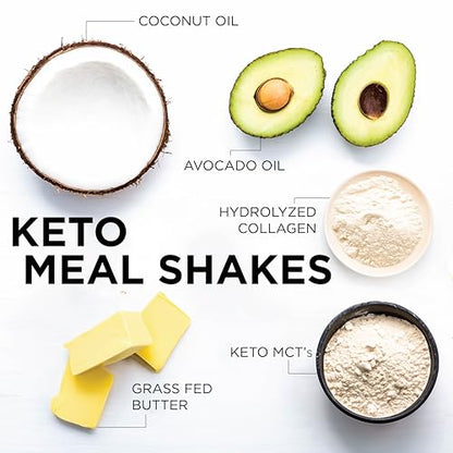 Keto Science Ketogenic Meal Shake Vanilla Dietary Supplement, Rich in MCTs and Protein