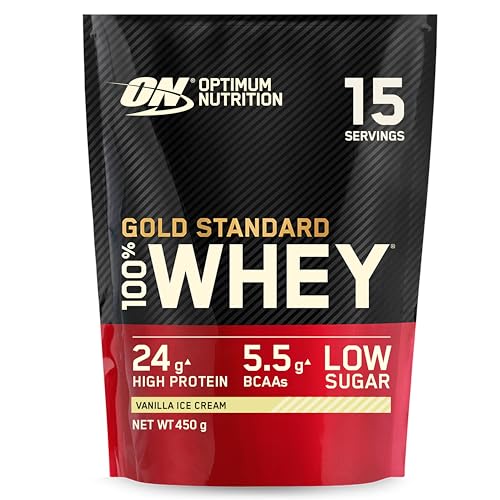 Optimum Nutrition Gold Standard 100% Whey Muscle Building and Recovery Protein Powder 