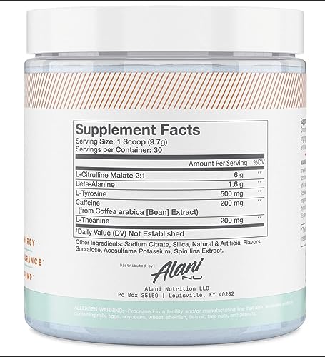 Alani Nu Breezeberry Pre Workout and BCAA Hawaiian Shaved Ice Post Workout Powder Bundle | L-Theanine, Beta-Alanine, Citrulline | Branch Chain Essential Amino Acids | 30 Servings per Container