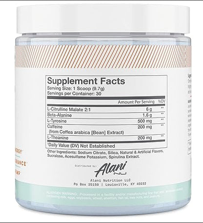 Alani Nu Breezeberry Pre Workout and BCAA Hawaiian Shaved Ice Post Workout Powder Bundle | L-Theanine, Beta-Alanine, Citrulline | Branch Chain Essential Amino Acids | 30 Servings per Container