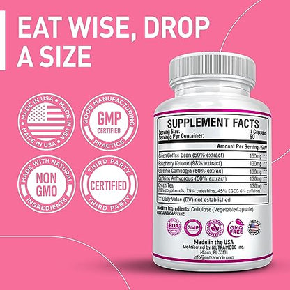 Natural Weight Loss Pills for Women-Best Diet Pills that Work Fast for Women-Appetite Suppressant