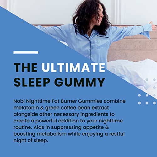 Night Time Fat Burner Gummies, Weight Loss & Sleep Support Supplement | Slimming Hunger