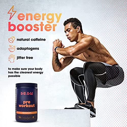 BEAM Pre-Workout Powder | Vegan Energy Booster Powdered Drink with All-Natural